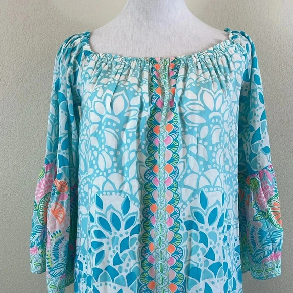 Lilly Putlizer off shoulder mini dress size xs - Picture 3 of 7